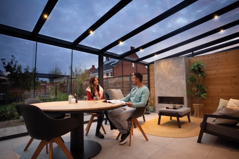 Eclairage LED Gumax® dans une véranda Eclairage LED Gumax® dans une véranda