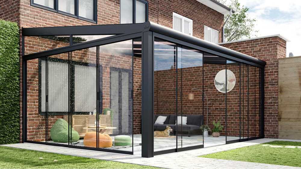 Gumax® Porte coulissante en verre