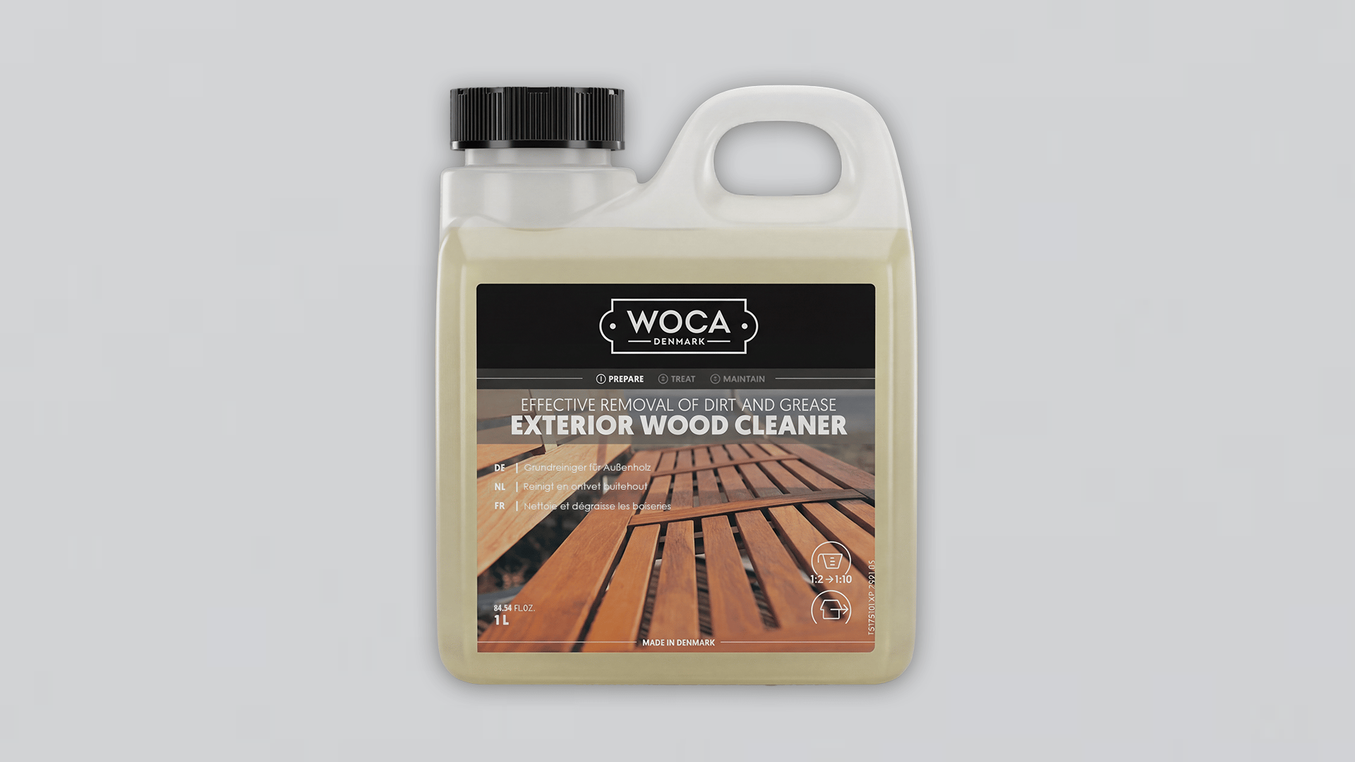 WOCA Exterior Wood Cleaner pour le nettoyage d'une terrasse en bambou