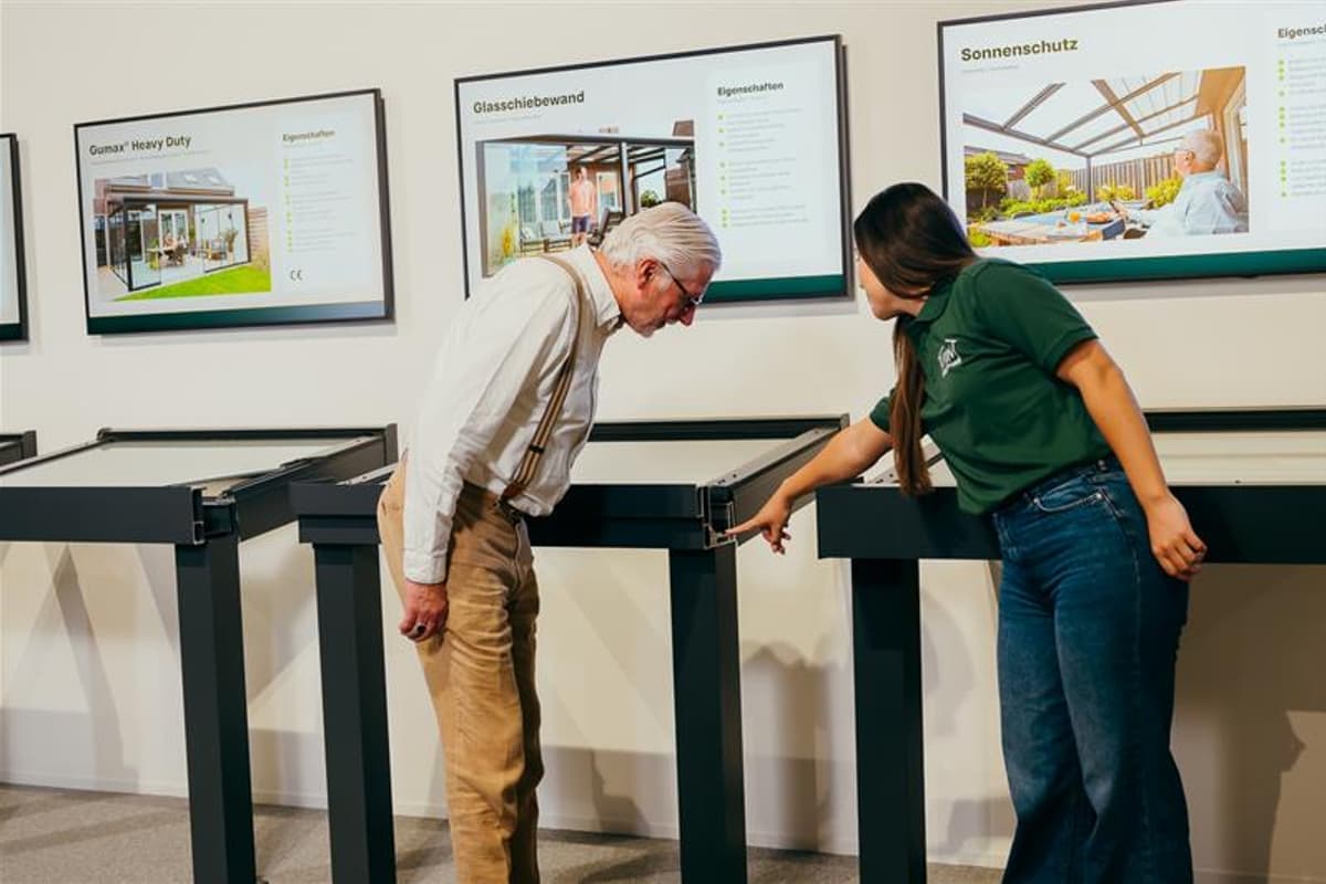 Conseils personnalisés dans notre salle d'exposition